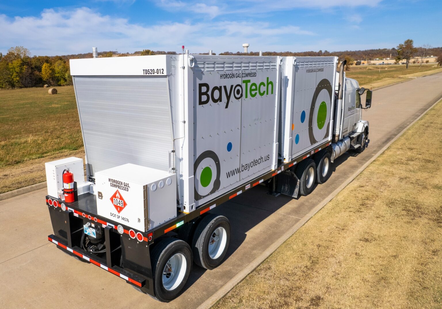 Hydrogen Transportation Trailer Hyfill Bulk Tandem Hyfindr