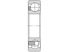 Hybrid Ball Bearings for Submerged LH2 Pumps (6314)