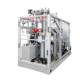 Druckzyklusprüfstand für Wasserstoff-Verbunddruckbehälter
