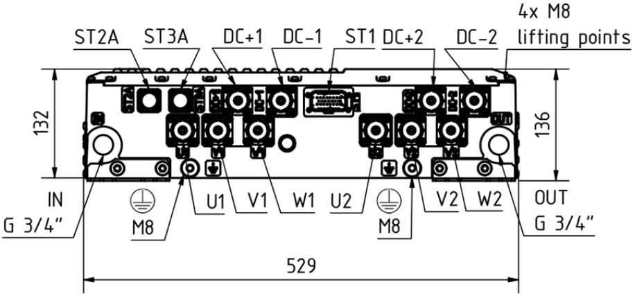 Aradex Inverter VP600_18W368 interfaces