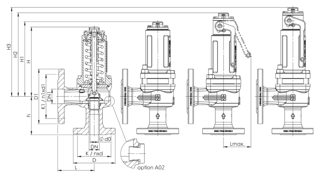 Abmessungen 455