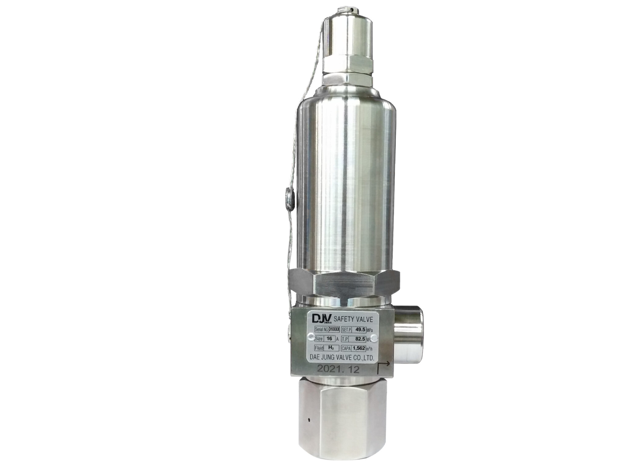 High Pressure Hydrogen Pressure Relief Valve HYFINDR