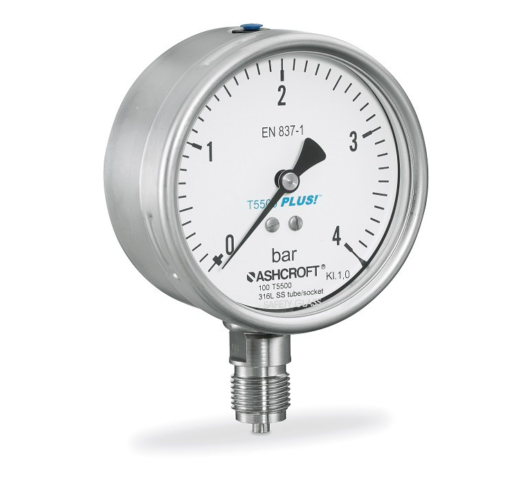 Hydrogen Stainless Steel Pressure Gauge T5500 HYFINDR