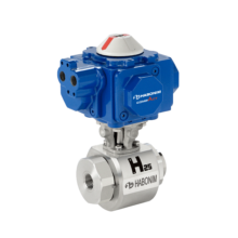 Habonim Hydrogen service valve H25 with actuator V2