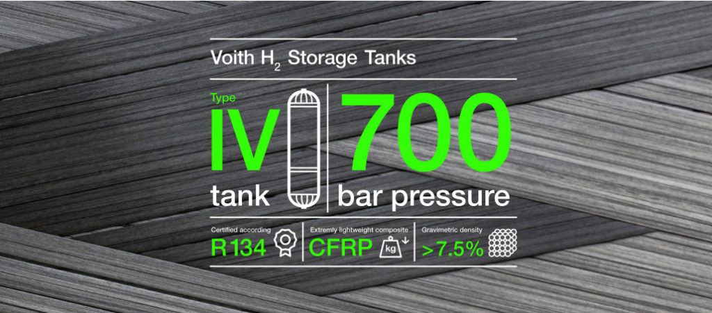 Hydrogen Vessels - Carbon4tank - Voith - 700bar