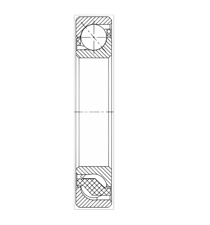 Ball bearing for centrifugal hydrogen compressor (1)